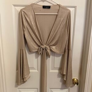 Audrey Women's Shimmering Tan/Gold Jacket